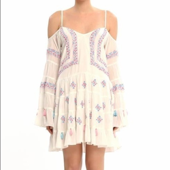 Rococo‎ Sand Paloma White Embroidered Dress - Picture 2 of 16